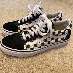 Checkered Vans